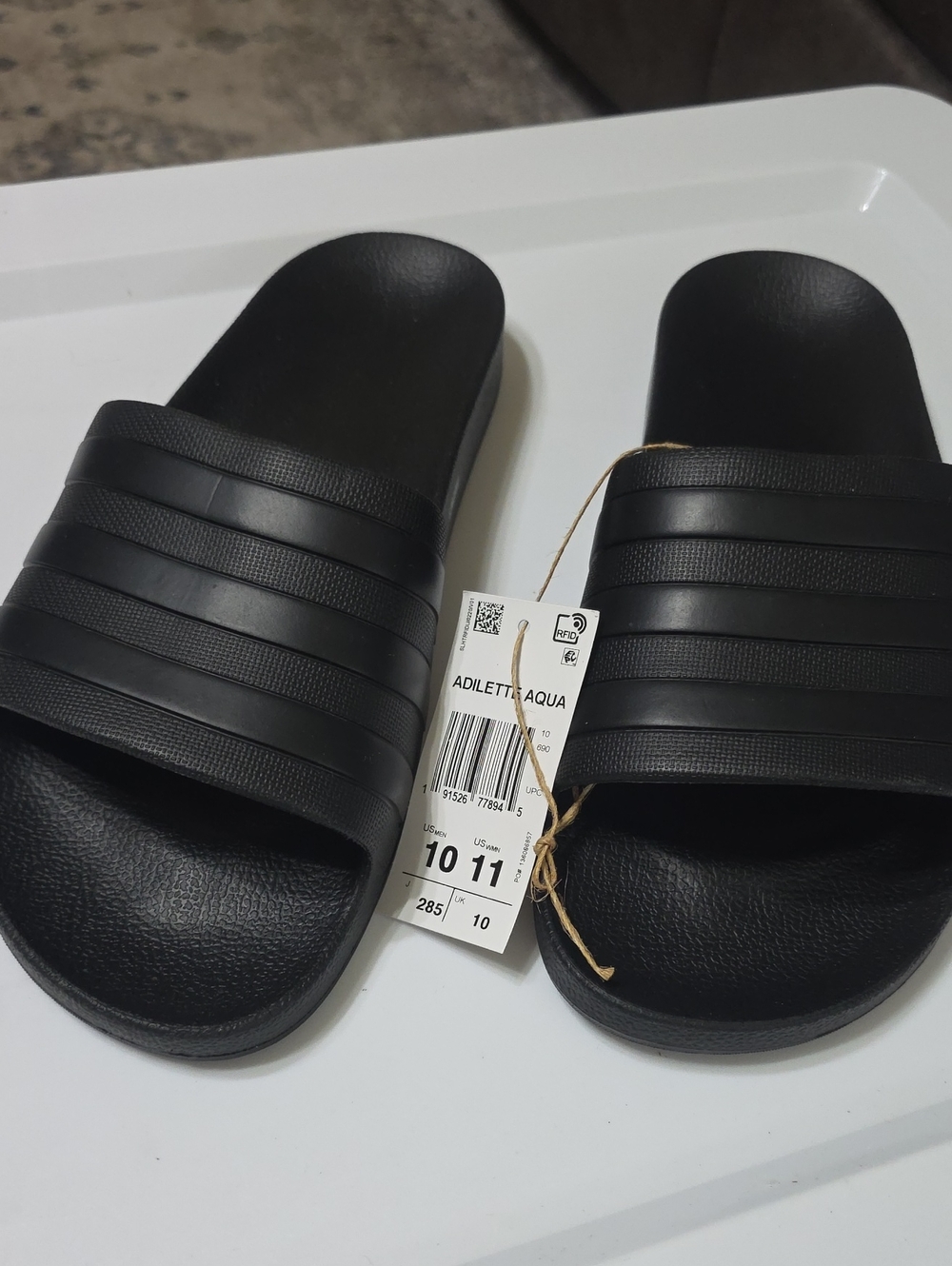 Men's Black Slide Sandals